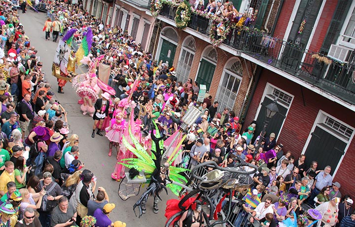 Bourbon St. New Orleans French Quarter